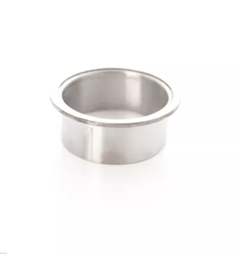 Precision T4 T/HSG. 3-5/8" V-BAND OUTLET FLANGE TO 3" TUBE MILD STEEL (STAMPING)