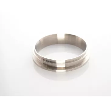 Precision T4 T/HSG. 3-5/8" V-BAND OUTLET FLANGE TO 3.5" TUBE SS