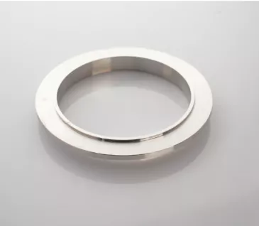 Precision SPORTSMAN V-BAND/MIRROR V-BAND T/HSG. OUTLET FLANGE TO 3.5" TUBE SS