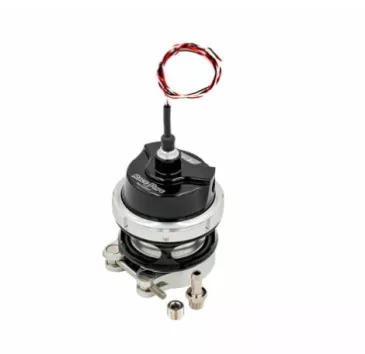 GenV RacePort BOV inc HE Position Sensor Cap (Black) with Female Flange