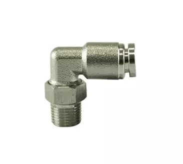 Pushloc Fitting Stainless Steel – 1/8" NPT to 1/4" PTC 90º
