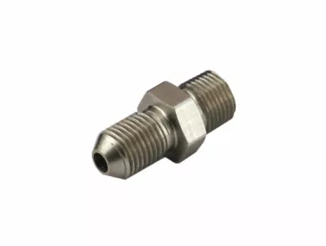 1/8" NPT to -3AN male – Stainless Steel