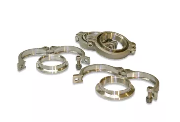 MVR optional inlet outlet clamp set TiAL design v clamp to exchange band v-clamp set included with the wastegate assembly