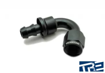 PUSH ON HOSE END - 120 DEGREE FITTINGS ( CHOOSE YOUR SIZE )