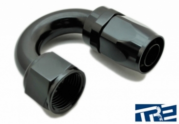 20AN 180 Degree Black Swivel Fittings