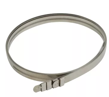 Stainless-Steel Positive Locking Ties - 12mm x 40" (4-Pack)