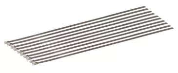 Stainless-Steel Locking Ties - 20" 10-Pack
