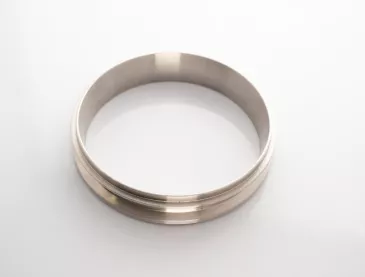 Precision T5/6 T/HSG. 5-1/4" V-BAND OUTLET FLANGE TO 5" TUBE SS