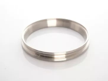 Precision PROMOD 1.15 A/R V-BAND T/HSG OUTLET FLANGE TO 4.5" TUBE SS