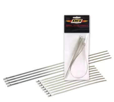 Stainless-Steel Locking Ties - 8" + 14" Pack