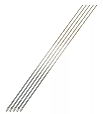 Stainless-Steel Locking Ties - 14" 5-Pack