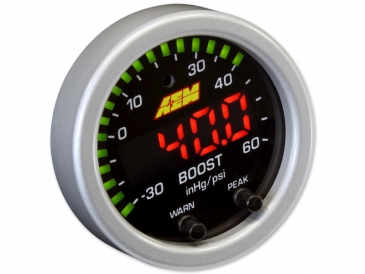 AEM Gauges X-Series 60PSI/4BAR Boost Pressure Display Gauge