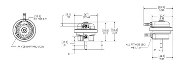 MV-I 2.5D Wastegate Actuators
