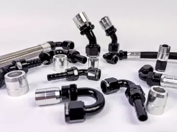 180 Degree Crimp Style Hose End