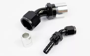 45 Degree Crimp Style Hose End
