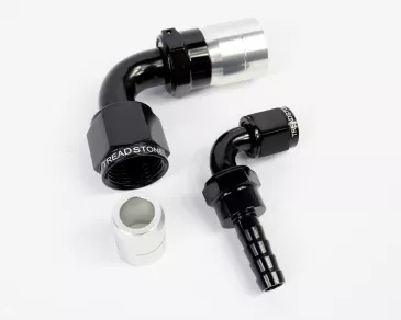 90 Degree Crimp Style Hose End