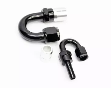 180 Degree Crimp Style Hose End
