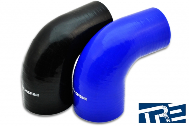 4.00" to 4.50" 90 Degree Silicone Hose Reducers