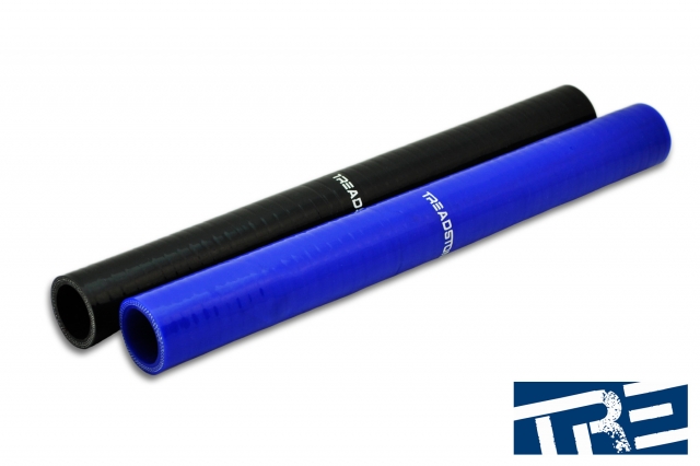 12" Straight Silicone Coupler - Blue/Black