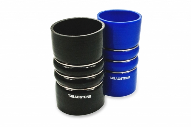 Blue - 3.00" Double Hump Silicone Coupler