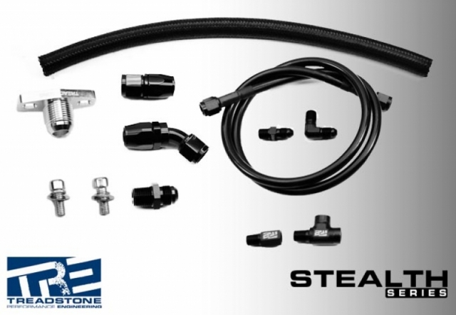 Stealth Turbo Oil Supply and Drain Kit, PRO
