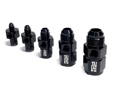 AN MALE TO FEMALE WITH 1/8 NPT PORT
