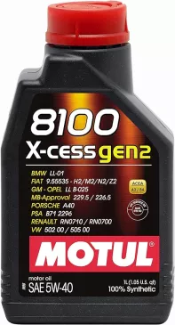 MOTUL 8100 X-CESS GEN2 5W-40  1L